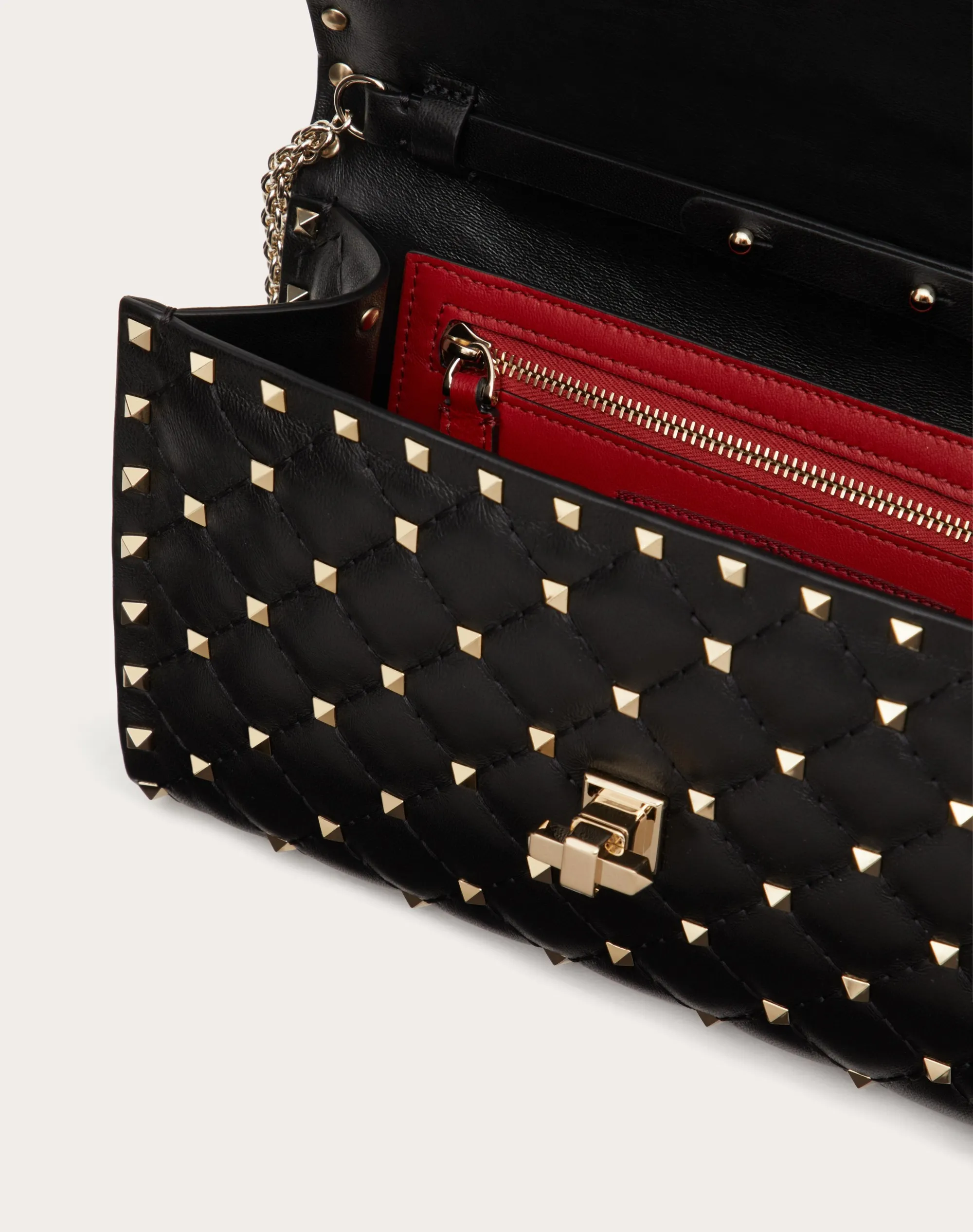BORSA A TRACOLLA ROCKSTUD SPIKE IN NAPPA