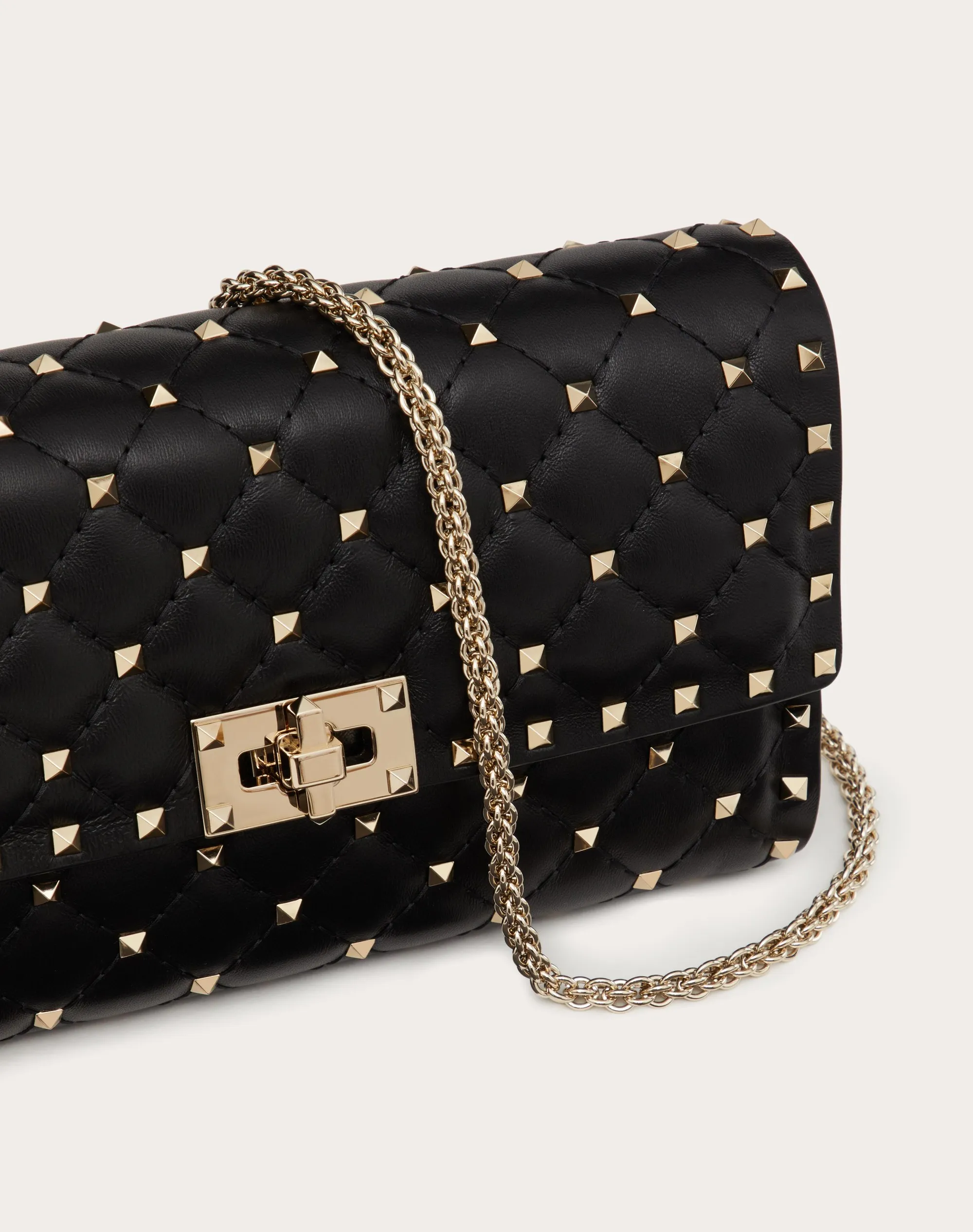 BORSA A TRACOLLA ROCKSTUD SPIKE IN NAPPA